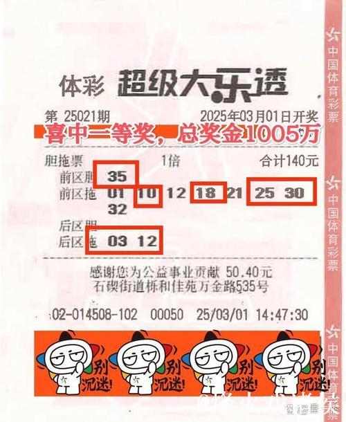 006期沈继楠大乐透预测奖号：5+2单挑一注推荐